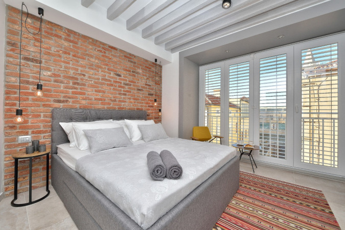 DVOKREVETNA SOBA S BRAČNIM KREVETOM I POGLEDOM NA GRAD, Apartments Mareta Exclusive Zadar